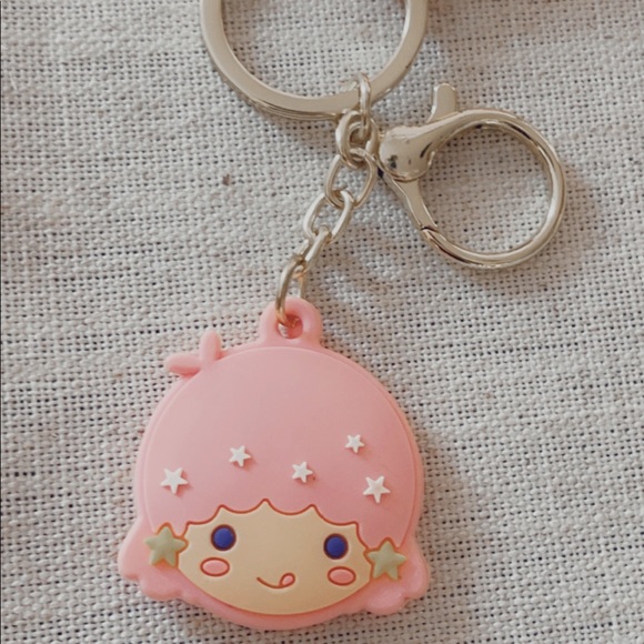 Little Twin Stars Air Tag Holder New - Picture 4 of 8